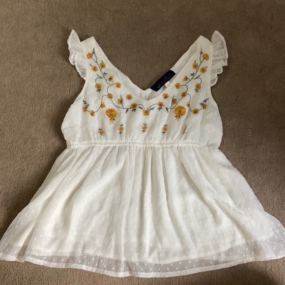 Floral Blue Rain shirt! - Picture 1 of 3